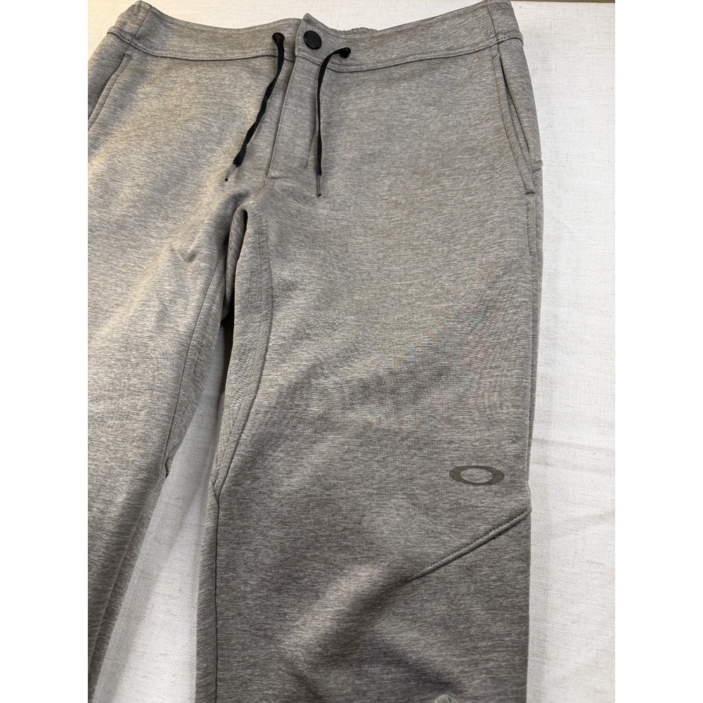 Oakley Athletic Sweatpants Men's M Gray Tapered Jogger Pants Active Gym
